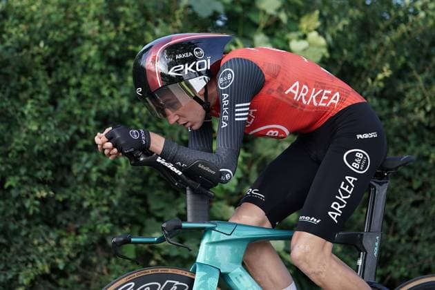 Cyclisme championnats nationaux 2025, Landesmeisterschaften 2025 26.06.2025, Cyclisme, Radsport, Championnats nationaux contre la montre, Landesmeisterschaften, Mertzig, Luxemburg, vl: Michel Ries (Arkea B&B Hotels)