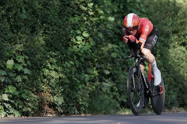 Cyclisme championnats nationaux 2025, Landesmeisterschaften 2025 26.06.2025, Cyclisme, Radsport, Championnats nationaux contre la montre, Landesmeisterschaften, Mertzig, Luxemburg, vl: Bob Jungels (Ineos Grenadiers)