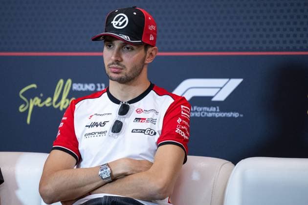 Esteban Ocon (MoneyGram Haas F1 Team, Frankreich, 31) bei der Pressekonferenz, AUT, Formel 1 Weltmeisterschaft, MSC Cruises Grand Prix von Oesterreich, Red Bull Ring Spielberg, Media Day, Saison 2025, 26.06.2025 AUT, Formel 1 Weltmeisterschaft, MSC Cruises Grand Prix von Oesterreich, Red Bull Ring Spielberg, Media Day, Saison 2025, 26.06.2025 Spielberg Copyright: xEibner-Pressefoto Memmlerx EP_MMR