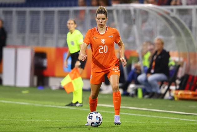 Fußball, Frauen, Länderspiel, Niederlande - Finnland LEEUWARDEN , 26-06-2025 , Kooi Stadium , season 2025 2026 , friendly football , Netherlands - Finland (women), Netherlands player Dominique Jansen Netherlands - Finland (women)  x29910311x Copyright:
