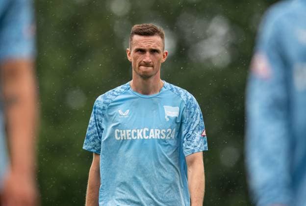 Fussball, Herren, Saison 2025 26, 2. Bundesliga, Hertha BSC, Training, Niklas Kolbe (Hertha BSC), 27.06. 2025,