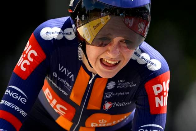 Belgian 2025 National Championship Brasschaat 27 06 2025 BRASSCHAAT, BELGIUM - JUNE 27 : Heremans Ella of Team Picnic Postnl during the Women Elite Individual Time Trial of the Belgian National Championships 2025 xxrd edition an UCI National Championships cycling race of 10 km with start in Bbbbb and finish in Brasschaat on June 27, 2025 in Brasschaat, Belgium, 27 06 2025 Brasschaat Belgium  Copyright: xJanxDexMeuleneirx