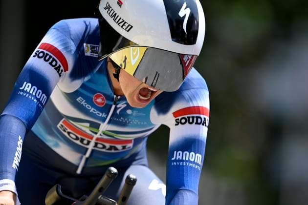 Sport Bilder des Tages Belgian 2025 National Championship Brasschaat 27 06 2025 BRASSCHAAT, BELGIUM - JUNE 27 : Castrique Alana of Ag Insurance - Soudal Team during the Women Elite Individual Time Trial of the Belgian National Championships 2025 xxrd edition an UCI National Championships cycling race of 10 km with start in Bbbbb and finish in Brasschaat on June 27, 2025 in Brasschaat, Belgium, 27 06 2025 Brasschaat Belgium  Copyright: xJanxDexMeuleneirx