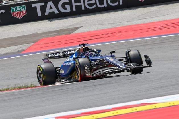 Alexander Albon (Atlassian Williams Racing 23), 1 Freies Training, Grosser Preis von Oesterreich, Motorsport, Herren, Formel 1, 27.06.2025 Spielberg Steiermark Oesterreich