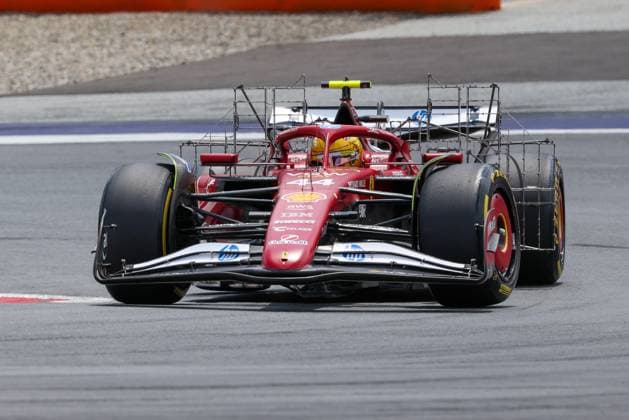 Lewis Hamilton (Scuderia Ferrari HP 44), 1 Freies Training, Grosser Preis von Oesterreich, Motorsport, Herren, Formel 1, 27.06.2025 Spielberg Steiermark Oesterreich