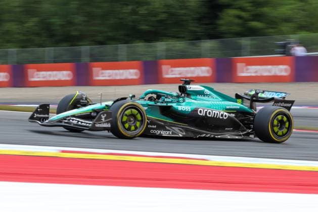 Lance Stroll (Aston Martin Aramco 18), 1 Freies Training, Grosser Preis von Oesterreich, Motorsport, Herren, Formel 1, 27.06.2025 Spielberg Steiermark Oesterreich
