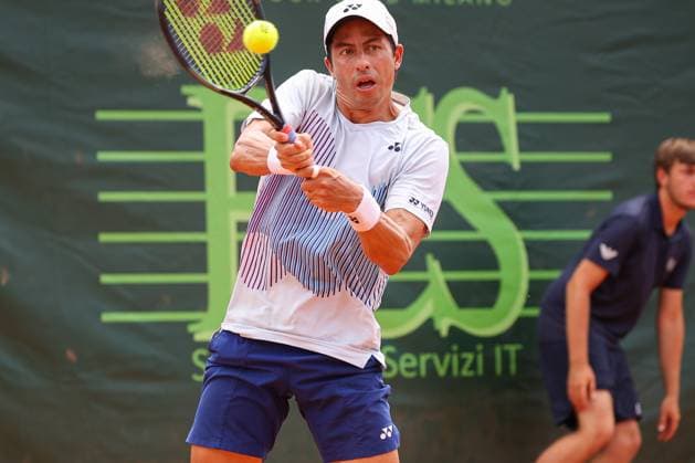 Gonzalo Escobar and Marcelo Zormann during 2025 ATP, Tennis Herren Challenger Milano, International Tennis match in Milan, Italy, June 27 2025  Copyright: xRobertaxCorradin IPAxSportx xipa-agency.netx xx IPA_59545802 IPA_Agency_IPA59545802