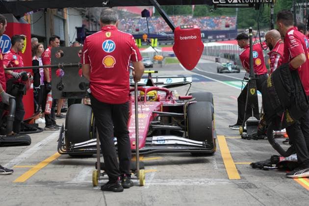 27.06.2025, Red Bull Ring, Spielberg, Formel 1 Großer Preis von Österreich 2025 , im Bild Lewis Hamilton (GBR), Scuderia Ferrari HP (Photo by Hasan Bratic DeFodi Images)