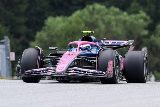 Franco Colapinto (BWT Alpine 43), 1 Freies Training, Grosser Preis von Oesterreich, Motorsport, Herren, Formel 1, 27.06.2025 Spielberg Steiermark Oesterreich