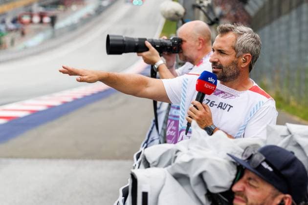 Timo Glock (Sky F1 Experte) erklaert an der Strecke, Grosser Preis von Oesterreich, Motorsport, Formel 1, Saison 2025, 27.06.2025 Grosser Preis von Oesterreich, Motorsport, Formel 1, Saison 2025, 27.06.2025 Copyright: xEibner-Pressefoto AlexanderxNeisx EP_ANS