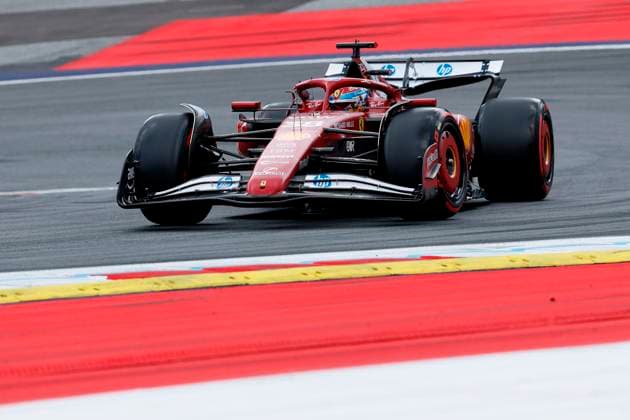 27.06.2025, xsvx, Motorsport FIA Formel 1, Grand Prix von Österreich v.l. FP1 Dino Beganovic (Ferrari) (FIA REGULATIONS PROHIBIT ANY USE OF PHOTOGRAPHS as IMAGE SEQUENCES and or QUASI-VIDEO) Zeltweg-Spielberg