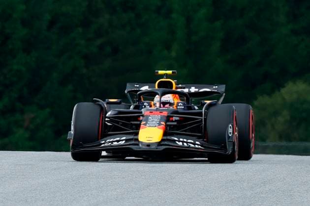 27.06.2025, xsvx, Motorsport FIA Formel 1, Grand Prix von Österreich v.l. FP1 Yuki Tsunoda (Orcacle Red Bull Racing) Startnummer 22 (FIA REGULATIONS PROHIBIT ANY USE OF PHOTOGRAPHS as IMAGE SEQUENCES and or QUASI-VIDEO) Zeltweg-Spielberg