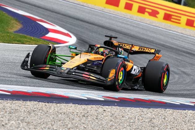 Oscar Piastri (McLaren Formula 1 Team 81), 1 Freies Training, Grosser Preis von Oesterreich, Motorsport, Herren, Formel 1, 27.06.2025 Spielberg Steiermark Oesterreich