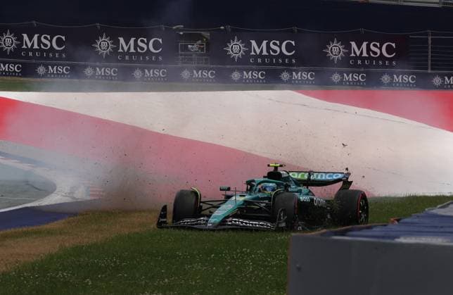 27.06.2025, Red Bull Ring, Spielberg, Formel 1 Großer Preis von Österreich 2025 , im Bild Dreher von Fernando Alonso (ESP), Aston Martin Aramco Cognizant Formula One Team (Photo by Alessandro Martellotta Hasan Bratic DeFodi Images)