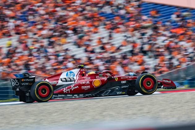 FORMULA 1 - GP of Austria 2025 SPIELBERG,AUSTRIA,27.JUN.25 - MOTORSPORTS, FORMULA 1 - Grand Prix of Austria, Red Bull Ring, free practice. Image shows Lewis Hamilton (GBR Ferrari).  GEPAxpictures xManuelxBinder