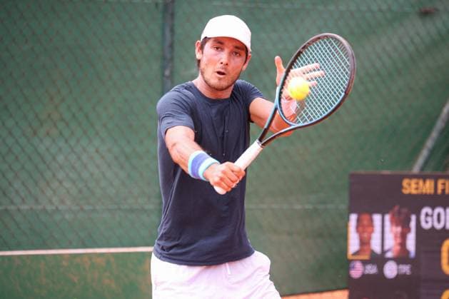 TENNIS - Internazionali di Tennis - 2025 ATP, Tennis Herren Challenger Milano George Goldhoff and Ray Ho during 2025 ATP Challenger Milano, International Tennis match in Milan, Italy, June 27 2025 Milan Italy  Copyright: xIPAxSport ABACAx