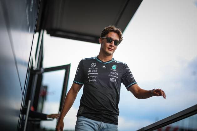 63 George Russell, (GRB) AMG Mercedes Ineos W16, during the Austrian GP, Spielberg 26-29 June 2025, Red Bull Ring Formula 1 World Championship, WM, Weltmeisterschaft 2025.  Copyright: xFedericoxBasile IPAxSportx xipa-agency.netx xx IPA_59548314 IPA_Agency_IPA59548314