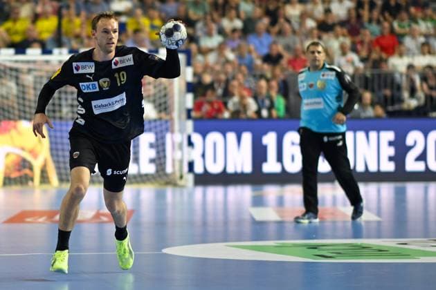 Koeln, Lanxess Arena, 15.06.25, GER, Herren, Handball, Truckscout24 EHF Final4 2025, Finale: Fuechse Berlin - SC MAgdeburg Bild: Mathias GIDSEL (Berlin) Nordrhein-Westfalen Deutschland