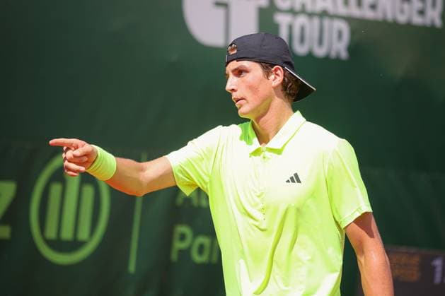 Jacopo Vasami during 2025 ATP, Tennis Herren Challenger Milano, International Tennis match in Milan, Italy, June 27 2025  Copyright: xRobertaxCorradin IPAxSportx xipa-agency.netx xx IPA_59548788 IPA_Agency_IPA59548788