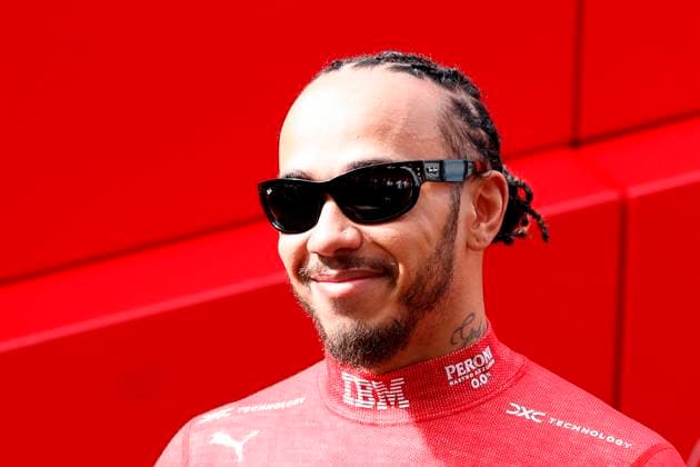 27.06.2025, xsvx, Motorsport FIA Formel 1, Grand Prix von Österreich v.l. Lewis Hamilton (Ferrari) Startnummer 44 (FIA REGULATIONS PROHIBIT ANY USE OF PHOTOGRAPHS as IMAGE SEQUENCES and or QUASI-VIDEO) Zeltweg-Spielberg