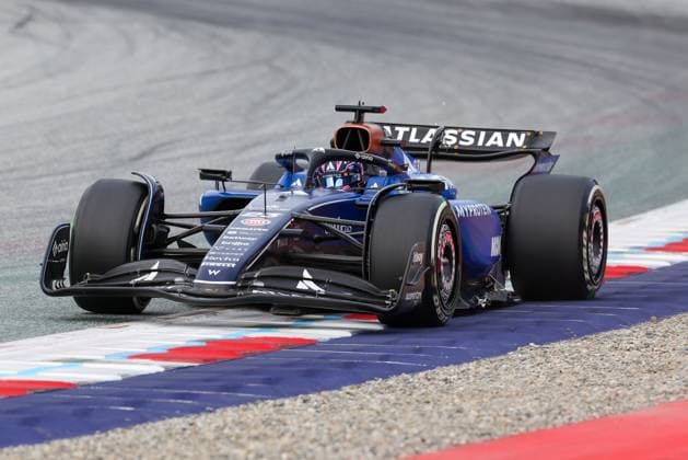 Alexander Albon (Atlassian Williams Racing 23), 2 Freies Training, Grosser Preis von Oesterreich, Motorsport, Herren, Formel 1, 27.06.2025 Spielberg Steiermark Oesterreich