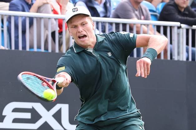 TENNIS - Eastbourne Open EASTBOURNE,ENGLAND,27.JUN.25 - TENNIS - ATP, Tennis Herren World Tour, Eastbourne Open. Image shows Jenson Brooksby (USA).  GEPAxpictures xAlanxGrieves