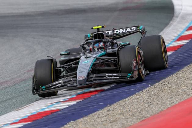 Kimi Antonelli (Mercedes-AMG Petronas 12), 2 Freies Training, Grosser Preis von Oesterreich, Motorsport, Herren, Formel 1, 27.06.2025 Spielberg Steiermark Oesterreich