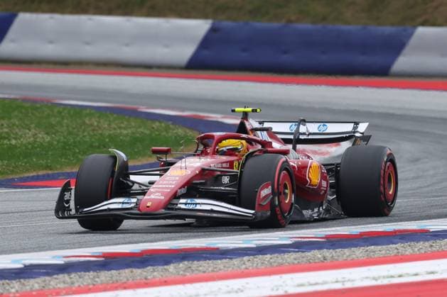 Lewis Hamilton (Scuderia Ferrari HP 44), 2 Freies Training, Grosser Preis von Oesterreich, Motorsport, Herren, Formel 1, 27.06.2025 Spielberg Steiermark Oesterreich