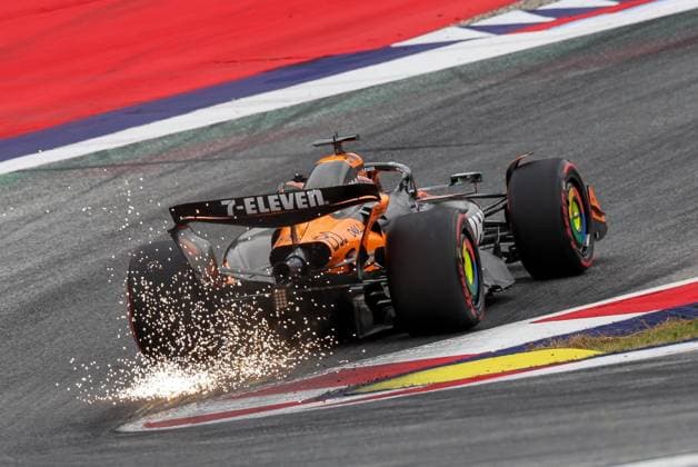 Oscar Piastri (McLaren Formula 1 Team 81), 2 Freies Training, Grosser Preis von Oesterreich, Motorsport, Herren, Formel 1, 27.06.2025 Spielberg Steiermark Oesterreich