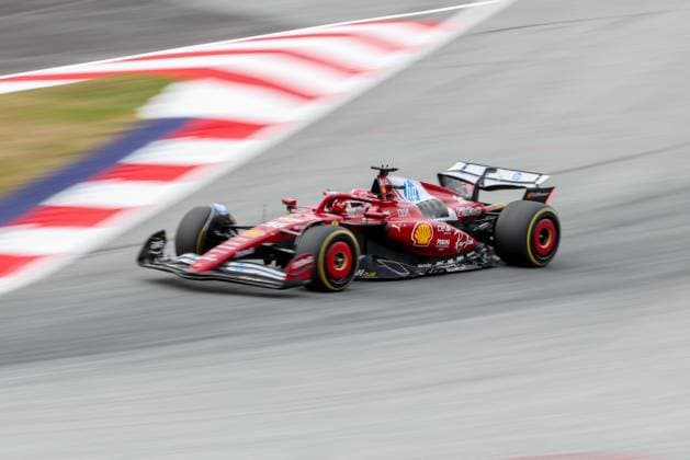Charles Leclerc (Scuderia Ferrari HP 16), 2 Freies Training, Grosser Preis von Oesterreich, Motorsport, Herren, Formel 1, 27.06.2025 Spielberg Steiermark Oesterreich