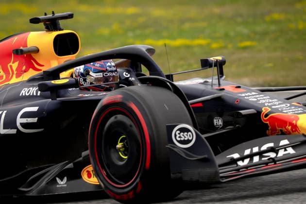 SPIELBERG - Max Verstappen (Red Bull Racing) at the Red Bull Ring race track during the second free practice session ahead of the Grand Prix of Austria. ANP SANDER KING xVIxANPxSportx xxANPxIVx 530587421 originalFilename: 530587421.jpg