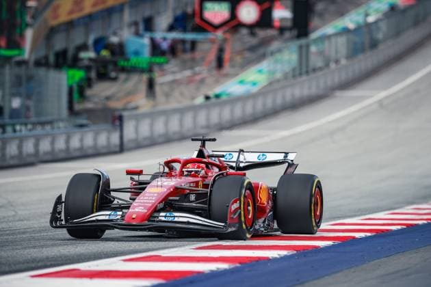 FORMULA 1 - GP of Austria 2025 SPIELBERG,AUSTRIA,27.JUN.25 - MOTORSPORTS, FORMULA 1 - Grand Prix of Austria, Red Bull Ring, free practice. Image shows Charles Leclerc (MON Ferrari).  GEPAxpictures xManuelxBinder