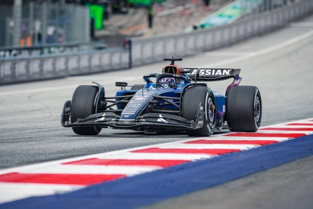 FORMULA 1 - GP of Austria 2025 SPIELBERG,AUSTRIA,27.JUN.25 - MOTORSPORTS, FORMULA 1 - Grand Prix of Austria, Red Bull Ring, free practice. Image shows Alex Albon (THA Williams).  GEPAxpictures xManuelxBinder