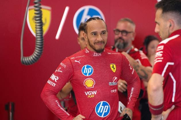 NÂ°44 Lewis Hamilton GBR Scuderia Ferrari HP during MSC Cruises Austrian Grand Prix 2025 FP1& FP2 Pit Line, Formula 1 Championship in Austria, Austria, June 27 2025  Copyright: xOttoxMoretti IPAxSportx xipa-agency.netx xx IPA_59555178 IPA_Agency_IPA59555178
