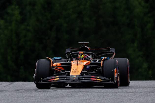 Oscar Piastri (McLaren Formula 1 Team, Australien, 81) im MCL39, AUT, Formel 1 Weltmeisterschaft, MSC Cruises Grand Prix von Oesterreich, Red Bull Ring Spielberg, Freies Training, Saison 2025, 27.06.2025 AUT, Formel 1 Weltmeisterschaft, MSC Cruises Grand Prix von Oesterreich, Red Bull Ring Spielberg, Freies Training, Saison 2025, 27.06.2025 Spielberg Copyright: xEibner-Pressefoto Memmlerx EP_MMR