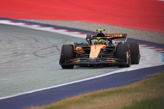 27.06.2025, Red Bull Ring, Spielberg, Formel 1 Großer Preis von Österreich 2025 , im Bild Lando Norris (GBR), McLaren F1 Team (Photo by Alessandro Martellotta Hasan Bratic DeFodi Images)