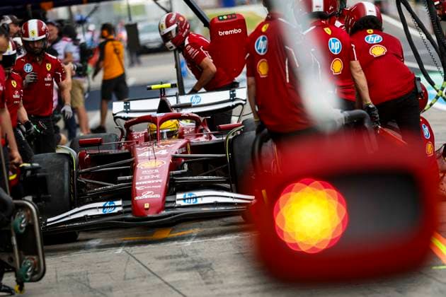 44 Lewis Hamilton (GBR, Scuderia Ferrari HP), F1 Grand Prix of Austria at Red Bull Ring on June 27, 2025 in Spielberg, Austria. (Photo by HOCH ZWEI) Spielberg Austria