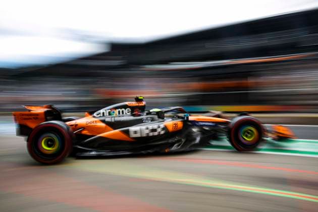 4 Lando Norris (GBR, McLaren F1 Team), F1 Grand Prix of Austria at Red Bull Ring on June 27, 2025 in Spielberg, Austria. (Photo by HOCH ZWEI) Spielberg Austria