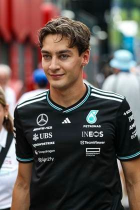 63 George Russell (GBR, Mercedes-AMG Petronas F1 Team), F1 Grand Prix of Austria at Red Bull Ring on June 27, 2025 in Spielberg, Austria. (Photo by HOCH ZWEI) Spielberg Austria