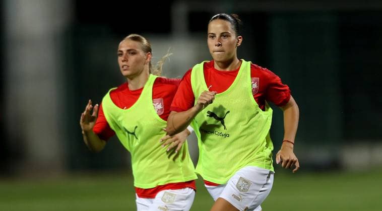 27.06.2025 Stara Pazova Serbia-Iceland international frriendly women s football match Mina Matijevic Serbia :