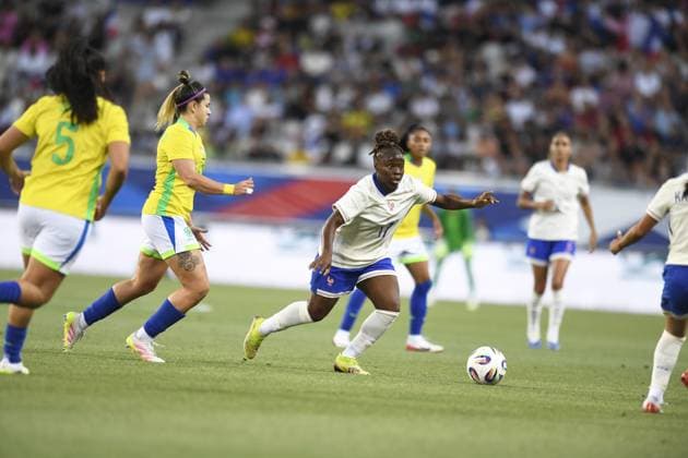 FOOTBALL FEMININ : France vs BrÃ sil au Stade des Alpes Grenobe - France - 27 06 2025 BALTEMORE Sandy of France during the women s International Friendly, Länderspiel, Nationalmannschaft football match between France and Brazil at the Stade of Alpes Grenobe France, on June 27, 2025.  Copyright: xMourad_ALLILIx