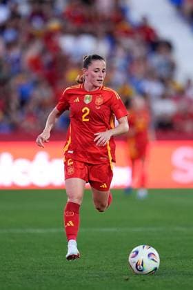 June 27, 2025, Leganes, Madrid, Spain: Ona Batlle of Spain in action during the Women s International Friendly, Länderspiel, Nationalmannschaft football match played between Spain and Japan at Butarque stadium on June 27, 2025, in Leganes, Madrid, Spain. Leganes Spain - ZUMAa181 20250627_zaa_a181_020 Copyright: xDennisxAgyemanx