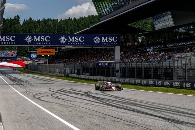 SPIELBERG, AUSTRIA: Esteban Ocon, racing for the Haas F1 team during the 2025 Formula 1 Austrian Grand Prix at the Red Bull Ring in Spielberg, Austria