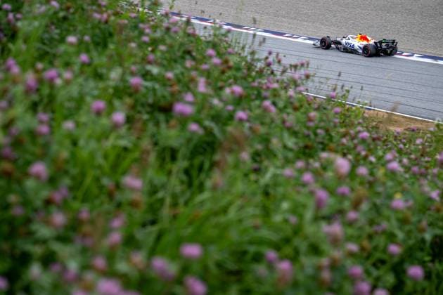 SPIELBERG, AUSTRIA: Liam Lawson, racing for the Racing Bulls team during the 2025 Formula 1 Austrian Grand Prix at the Red Bull Ring in Spielberg, Austria