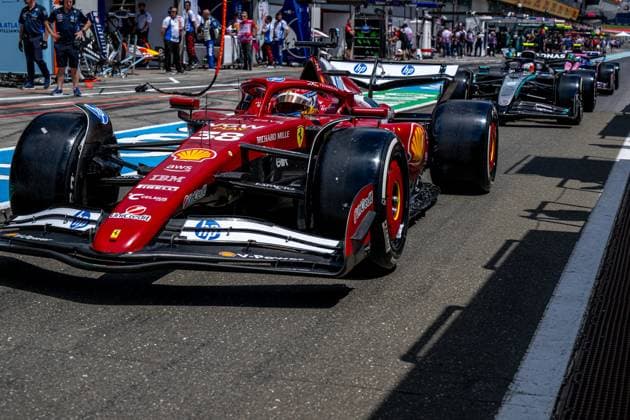 SPIELBERG, AUSTRIA: Dino Beganovic, The reserve driver for the Ferrari team, at the 2025 Formula 1 Austrian Grand Prix at the Red Bull Ring in Spielberg, Austria.