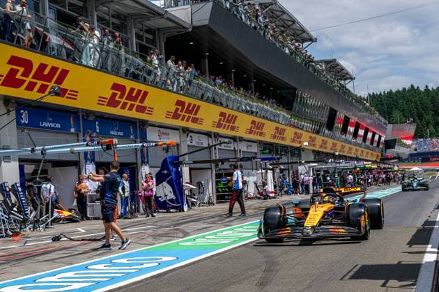 SPIELBERG, AUSTRIA: Oscar Piastri, racing for the McLaren F1 team during the 2025 Formula 1 Austrian Grand Prix at the Red Bull Ring in Spielberg, Austria