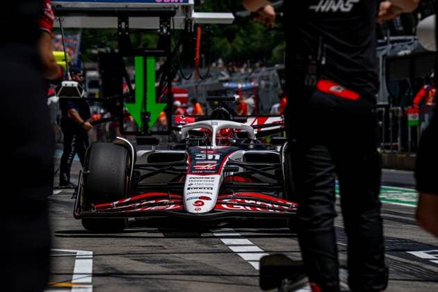 SPIELBERG, AUSTRIA: Esteban Ocon, racing for the Haas F1 team during the 2025 Formula 1 Austrian Grand Prix at the Red Bull Ring in Spielberg, Austria