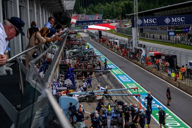 SPIELBERG, AUSTRIA: Liam Lawson, racing for the Racing Bulls team during the 2025 Formula 1 Austrian Grand Prix at the Red Bull Ring in Spielberg, Austria