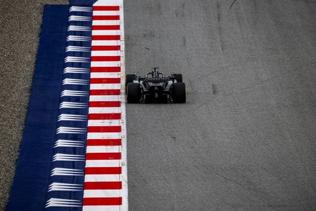 SPIELBERG, AUSTRIA: George Russell, racing for the Mercedes team during the 2025 Formula 1 Austrian Grand Prix at the Red Bull Ring in Spielberg, Austria