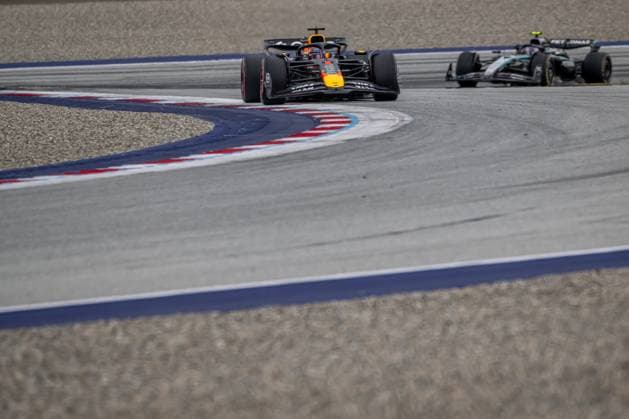 SPIELBERG, AUSTRIA: Max Verstappen, racing for the Red Bull Racing team during the 2025 Formula 1 Austrian Grand Prix at the Red Bull Ring in Spielberg, Austria